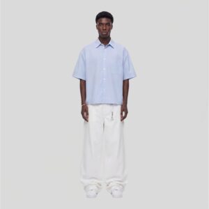 BASIC STRIP BLIE SHIRT