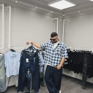 PLAID BLUE SHIRT