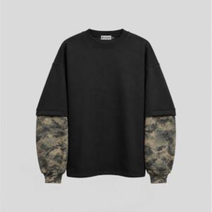 BLACK X CAMO SLEEVE LAYED